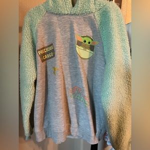 Yoda hoodie for youth girl size XL 14/16